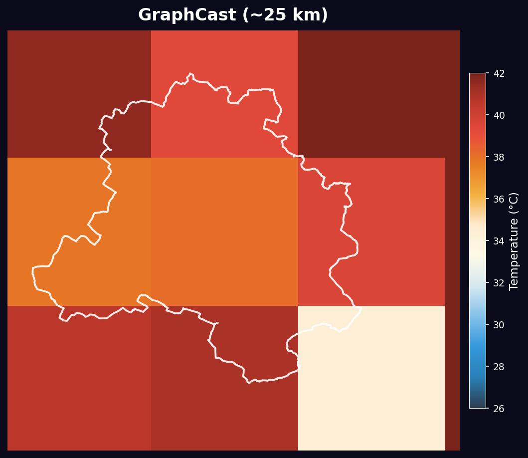 GraphCast 25km resolution